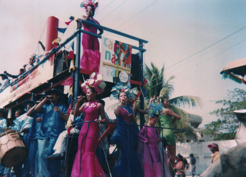 Carroza de Músicos en el Carnaval de Barranquilla