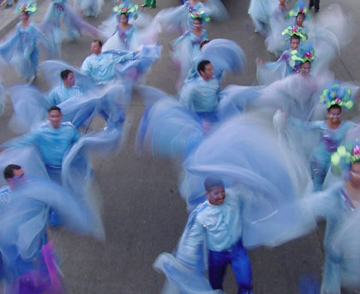El agua del Magdalena bailando en carnaval
