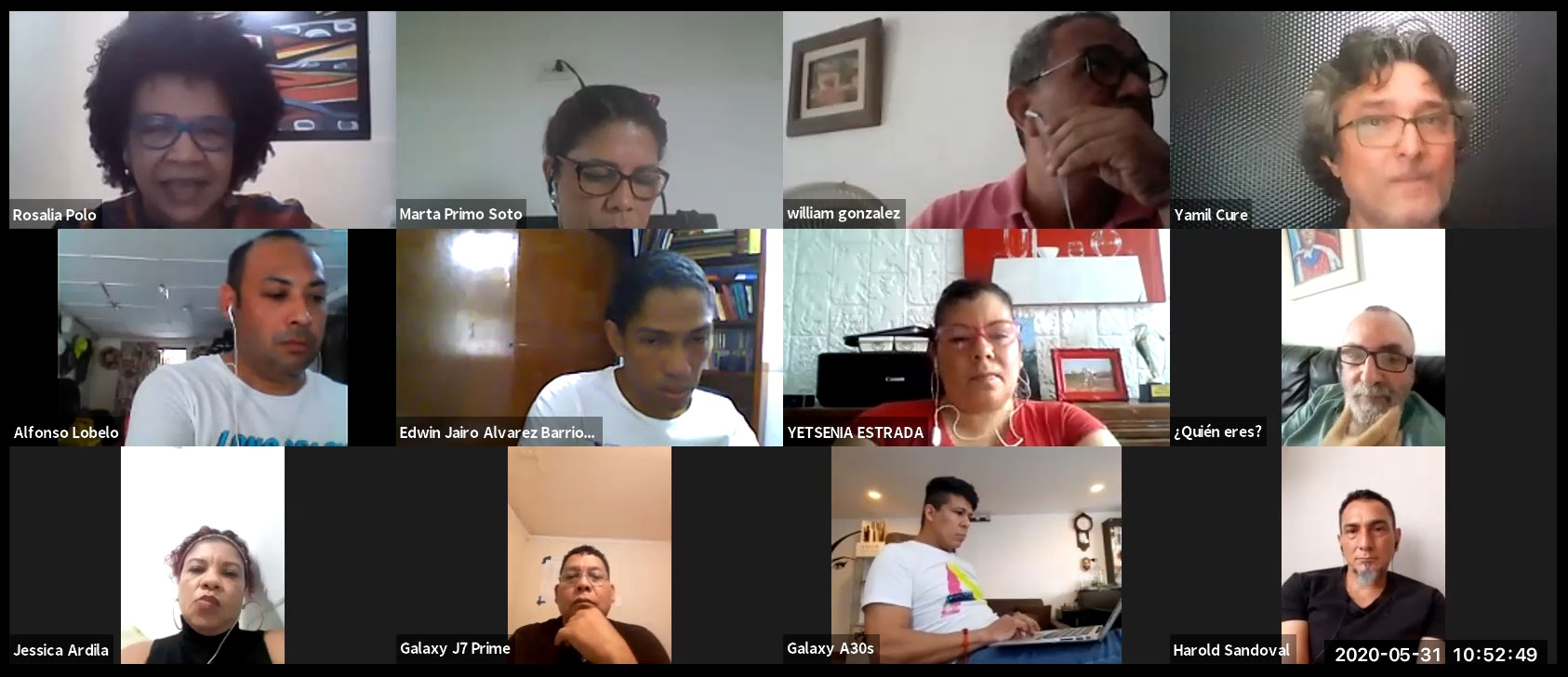 "Reflexiones sobre una experiencia compartida" 31de mayo 2020